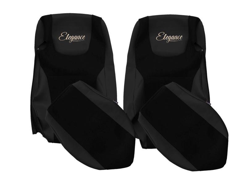Set huse scaune ELEGANCE S Design compatibil cu DAF XF 106 01.2014+
