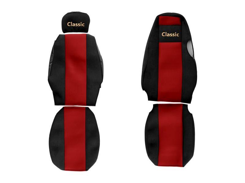 Set huse scaun textil camion compatibile cu SCANIA SERIA 4 cu tetiere diferite