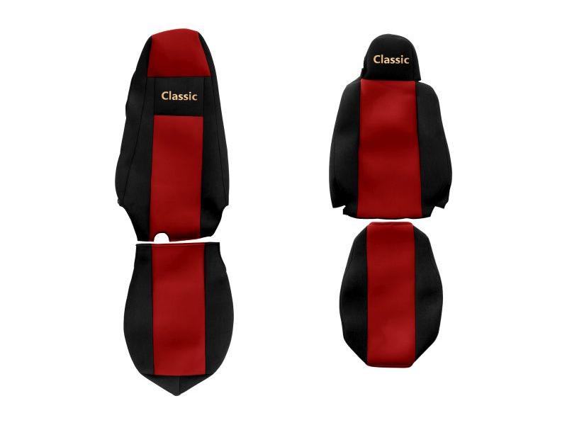 Set huse scaun textil camion compatibile cu SCANIA R G P (01.2005-12.2016) cu microfon in scaunul soferului