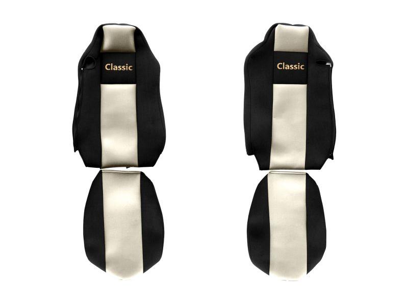 Set huse scaun textil camion compatibile cu MAN TGX (01.2007-12.2017) si MAN TGX 01.2018-2020 cu scaune ISRI