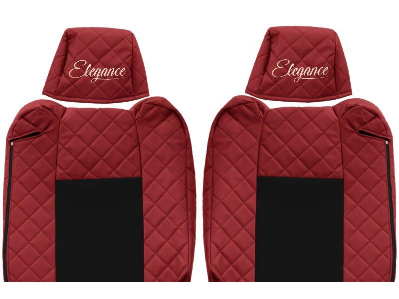 F-CORE Tavolini Doppi Per Cruscotto MAN TGX (2007-2020), Colore Rosso - Accessorio Camion