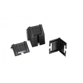 Coltare chinghi set 12 buc negru 100mm x 133mm