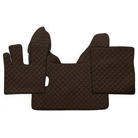 Set covorase compatibil cu DAF XF 105 ( 01.2006-12.2013 ) si  DAF 106 XF Manual, (01.2014+ ) piele sintetica, diferite culori