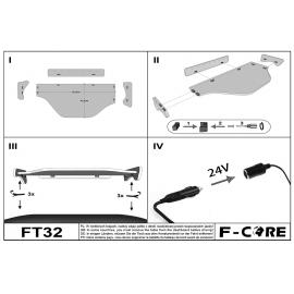 Masa centrala cabina compatibila cu DAF XF 106 01.2014+