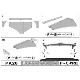 Masa centrala bord camion compatibila cu RENAULT PREMIUM II (01.2005-12.2013)