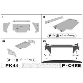 Masa centrala bord camion compatibila cu MAN TGA WIDE CABIN (XXL) (01.2000-12.2010)