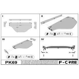 Masa centrala bord camion compatibila cu  DAF XF 106 01.2014+