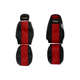 Set huse scaun textil camion compatibile cu SCANIA SERIA 4 cu tetiere diferite
