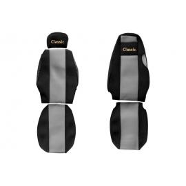 Set huse scaun textil camion compatibile cu SCANIA SERIA 4 cu tetiere diferite