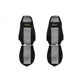 Set huse scaun textil camion compatibile cu SCANIA R G P (01.2005-12.2016) cu tetiere integrate