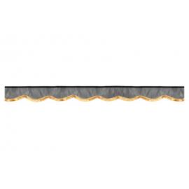 Perdea draperie fata compatibila cu SCANIA P , SCANIA R ,  SCANIA G , MERCEDES AXOR , MERCEDES ACTROS MP 2 , ACTROS MP 3  lungime 214cm
