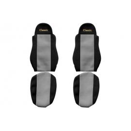 Set huse scaun textil camion compatibile cu  DAF XF 95 , 105 , CF , LF (01.1997-12.2012)
