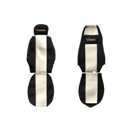 Set huse scaun textil camion compatibile cu SCANIA R G P (01.2005-12.2016) cu tetiere diferite