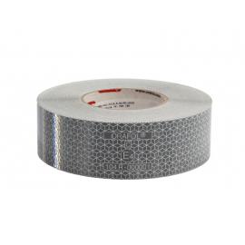Banda reflectorizanta autocolanta marcaj 55mmx50m / gri / ONU III-gen.EEC 104 