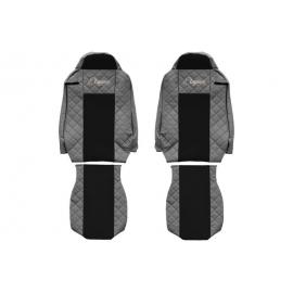 Set huse scaun compatibil cu IVECO STRALIS HI WAY (01.2013-12.2016) si  STRALIS XP  2016+