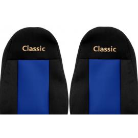 Set huse scaun textil camion compatibile cu VOLVO FH 3 (01.2009-12.2012) cu 2 centuri