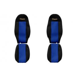 Set huse scaun textil camion compatibile cu VOLVO FH 3 (01.2009-12.2012) cu 2 centuri