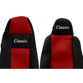 Set huse scaun textil camion compatibile cu SCANIA R G P (01.2005-12.2016) cu microfon in scaunul soferului