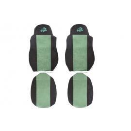 Set huse scaun textil camion compatibile cu  DAF XF 95 , 105 , CF , LF (01.1997-12.2012)