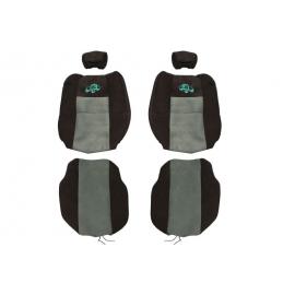 Set huse scaun textil camion RENAULT T 01.2014+ cu tetiere separate
