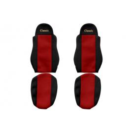 Set huse scaun textil camion compatibile cu  DAF XF 95 , 105 , CF , LF (01.1997-12.2012)