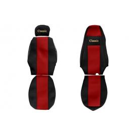 Set huse scaun textil camion compatibile cu SCANIA R G P (01.2005-12.2016) cu tetiere diferite