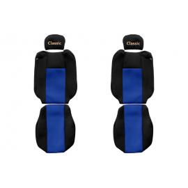 Set huse scaun textil camion RENAULT T 01.2014+ cu tetiere separate